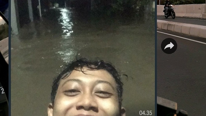 Banjir Masuk Trending Topik Twitter, Netizen Curhat Ada yang Terendam Seleher