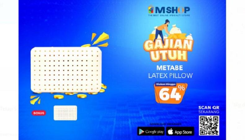 Banjir Diskon di eMShop, Cek Solusi Tidur Sehat dengan Bantal Latex di Sini!