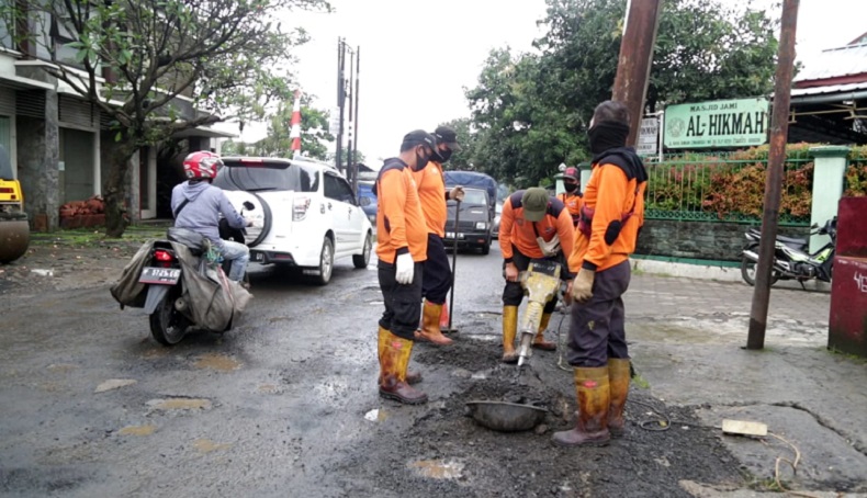 34 Titik Jalan di Kota Bogor Rusak akibat Curah Hujan Tinggi