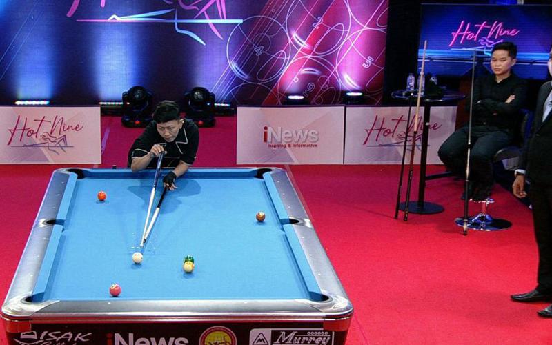 Turnamen Biliar Hot Nine: 6 Atlet Tatap Perempat Final