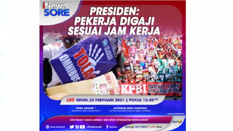 Presiden: Pekerja Digaji Sesuai Jam Kerja, Simak 