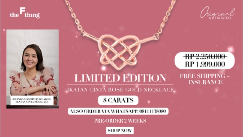 Pengen Kembaran dengan Andin? Dapatkan Kalung Emas