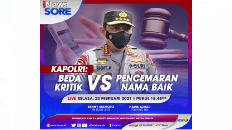 Kapolri: Beda Kritik Vs Pencemaran Nama Baik, Simak 