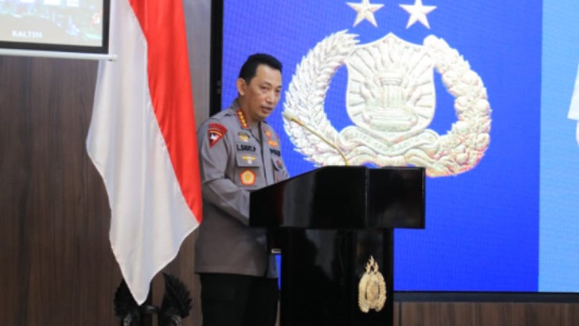 Kapolri Jenderal Listyo Sigit Prabowo Temui Mahfud MD di Kompolnas