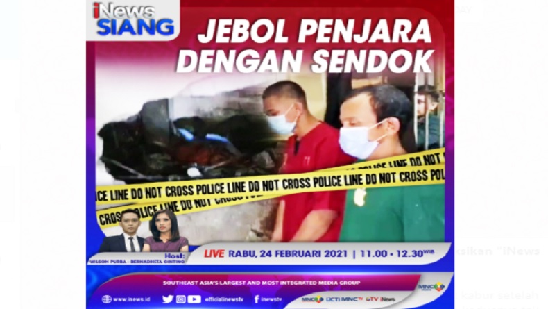 Tahanan Polsek Nekat Kabur, Jebol Sel Pakai Sendok! Saksikan 