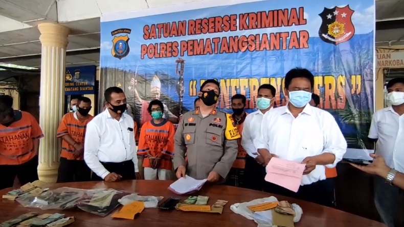 Polisi Bongkar Bisnis Judi Online di Pematangsiantar, 10 Orang Ditangkap