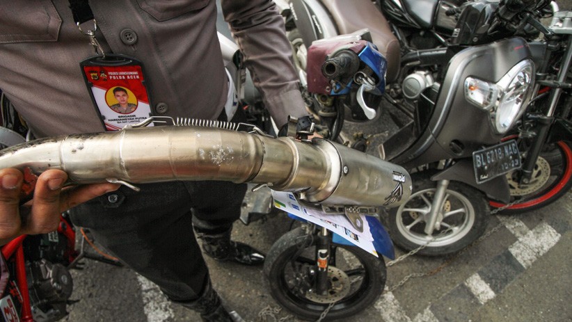 Larang Warga Pakai Motor Knalpot Bising di Sekitar Istana Bogor, Polisi Razia Bengkel Modifikasi