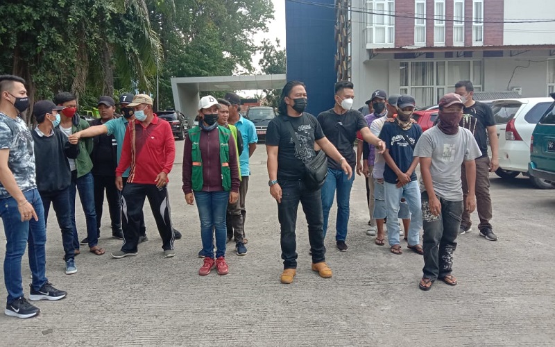 Belasan Jukir Liar di Ampera Diamankan, 3 Penerima Setoran Belum 