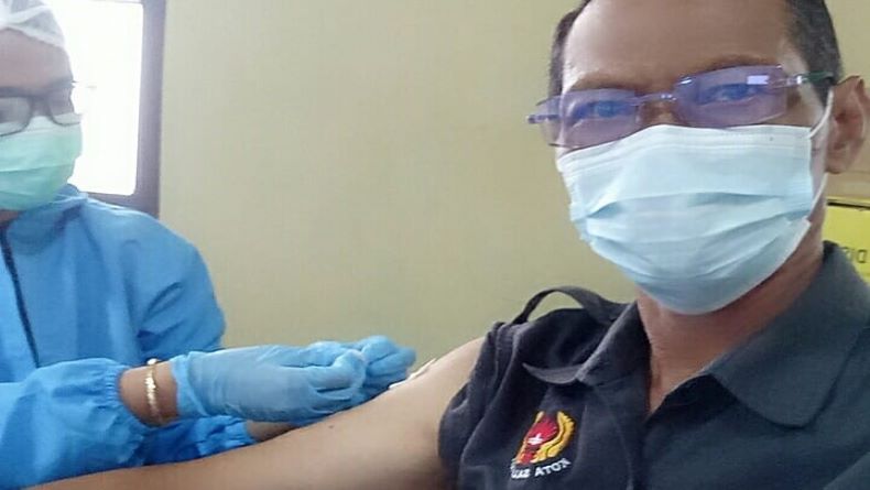 Atlet KONI Salatiga Divaksin Covid-19, Latihan Tetap Mengacu Aturan PPKM Mikro 