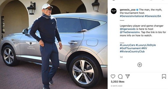 Kendarai Genesis GV80 Pegolf Tiger Wood Jatuh ke Jurang, Ini Spesifikasi Mobilnya