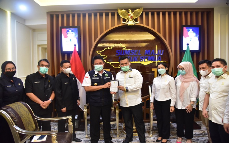 Gubernur Herman Deru Minta HIPMI Garap Potensi Desa di Sumsel