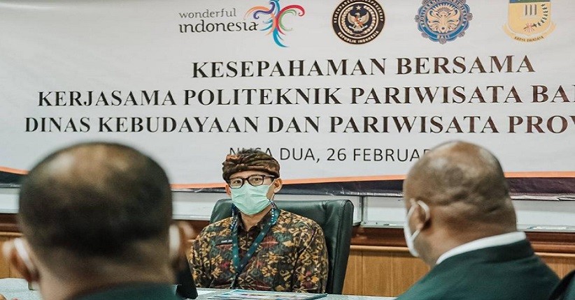 Kembangkan Sektor Parekraf di Indonesia Timur, Sandiaga Uno Dukung Pembangunan Politeknik Pariwisata Papua