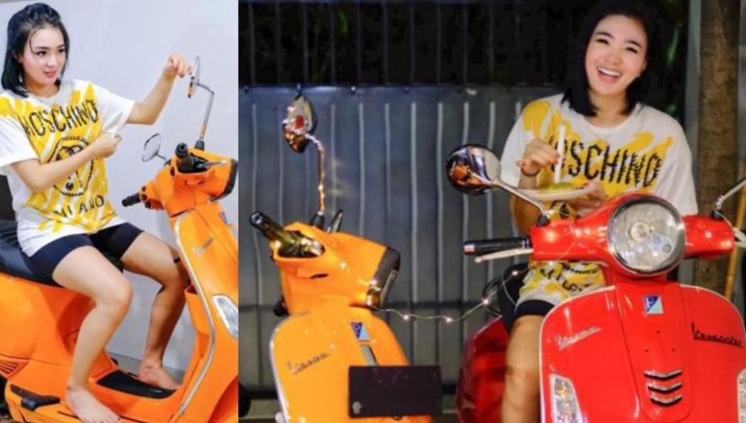 Wika Salim Dapat Kado Ultah 2 Motor Vespa, Intip Harganya 