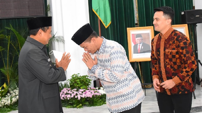 Pj Sekda Kabupaten Bandung Dilantik, Dadang-Sahrul Sampaikan Harapan Ini