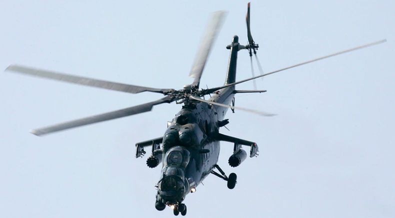 Helikopter Tempur Mi-35 Rusia Mendarat Darurat di Suriah, Pilot Luka