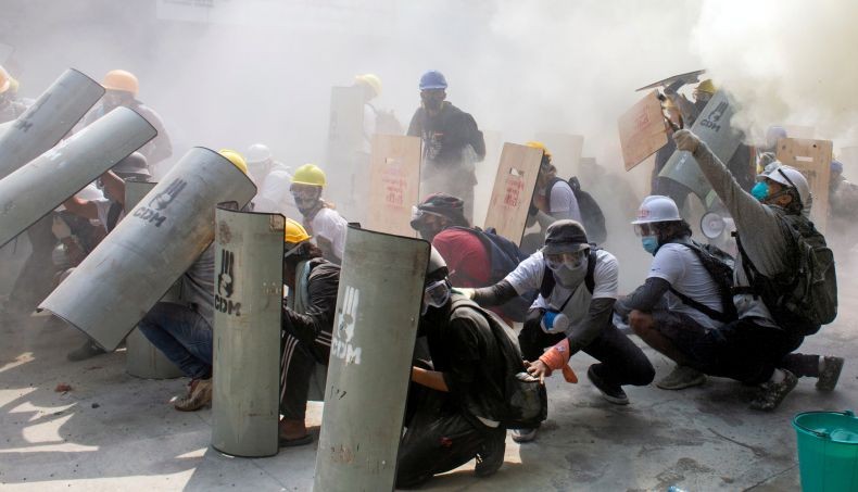 18 Demonstran Myanmar Tewas, Warga Tak Gentar Gelar Unjuk Rasa Besar Lagi Hari Ini