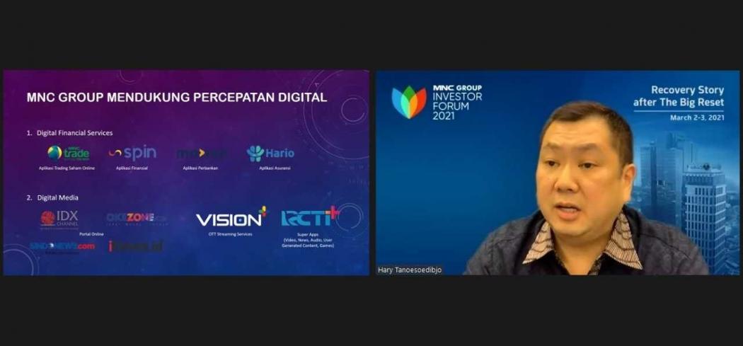 Hary Tanoesoedibjo: MNC Group Dukung Pemulihan Ekonomi Indonesia