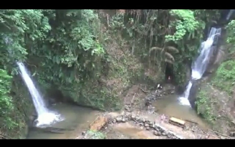 Pesona Air Terjun Kembar, Objek Wisata Baru di Kota Pagar Alam 