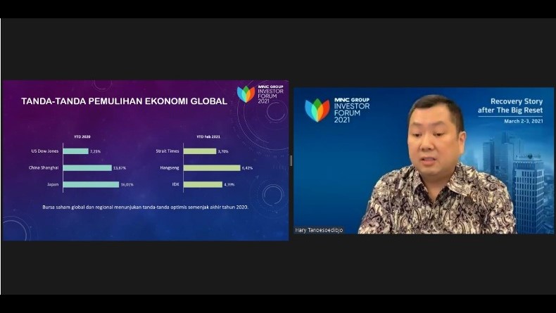 Pasar Modal Positif, HT Yakin Ekonomi Nasional Segera Pulih