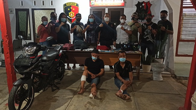 Polisi Tangkap 2 Rampok Uang Ratusan Juta Milik Nasabah Bank di Pangkalpinang