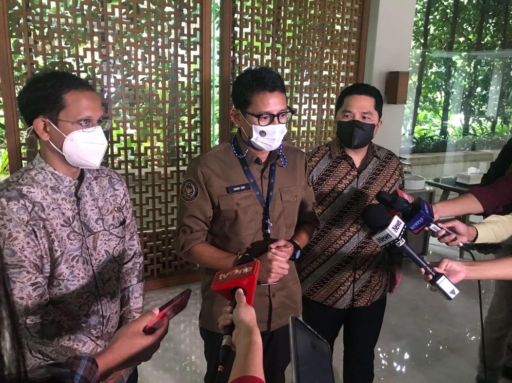 Sinergi Sandiaga-Erick Thohir dan Nadiem, Bangun Wisata Cagar Budaya