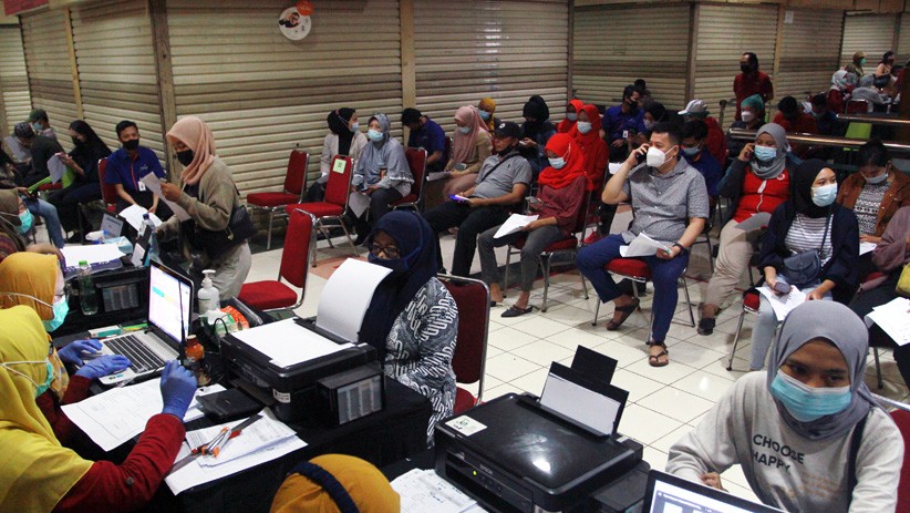 Dinas Perdagangan Bandarlampung Data Pedagang Pasar Tradisional untuk Divaksin Covid