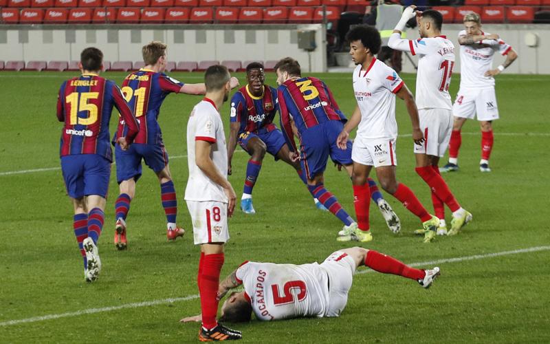 Comeback Dramatis, Barcelona Singkirkan Sevilla dan Tembus Final Copa del Rey