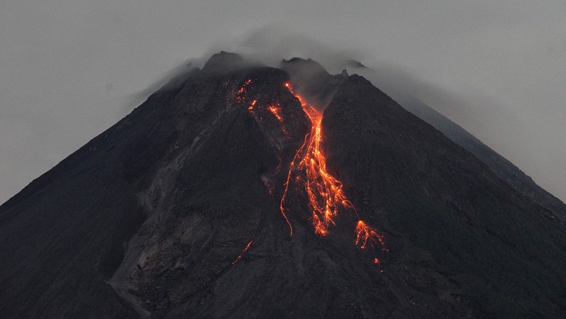  Merapi 3 Kali Luncurkan Awan Panas Sejauh 1,5 Km dan 20 Kali Lava Pijar 1 Km