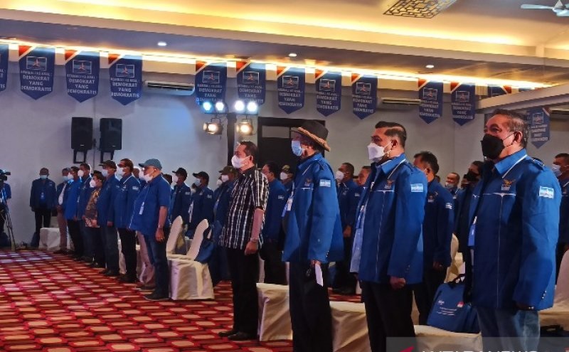 Mantan Bendum Demokrat Nazaruddin hingga Marzuki Alie Tiba di Lokasi KLB