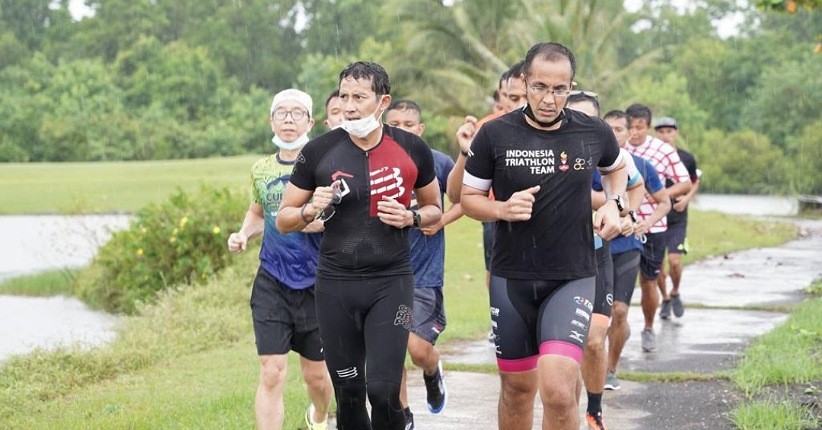Sandiaga Uno Pastikan Likupang Siap Jadi Tuan Rumah Indonesia Triathlon Series 2021