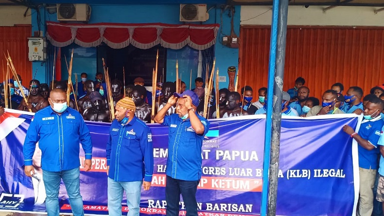 Tolak KLB Moeldoko, DPD Demokrat Papua: Kami Akan Lawan sampai Mana pun!