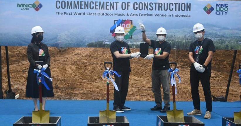 Hadiri Peletakan Batu Pertama Lido Music & Arts Center, Sandiaga Uno Ternyata Punya Kenangan di Danau Lido