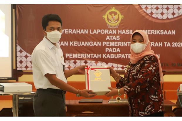  Pemkab Sleman Raih Penghargaan WTP 10 Kali Berturut-Turut  