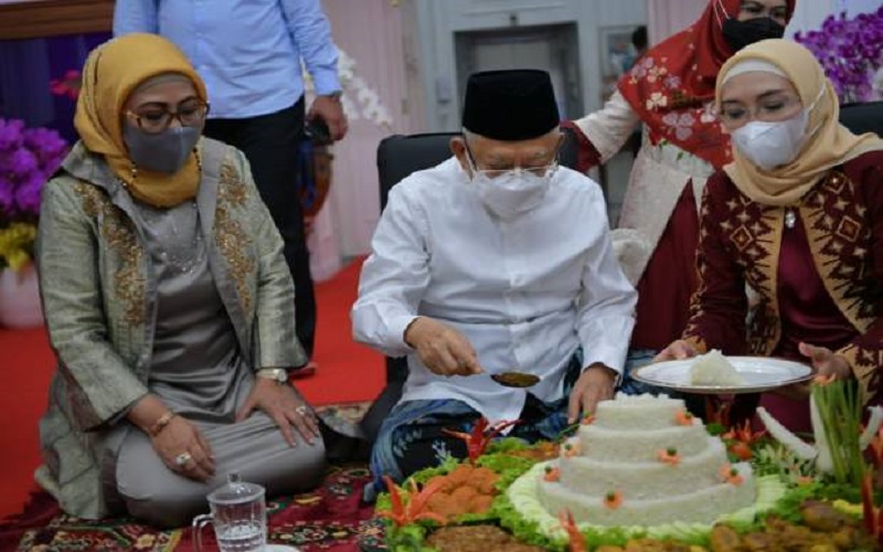 Ini Permintaan Wapres ke Cucu di Ulang Tahun Ke-78