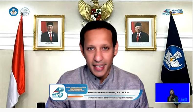 Pesan Mendikbud ke UNS: Terus Kembangkan Diri Hasilkan Lulusan yang Unggul