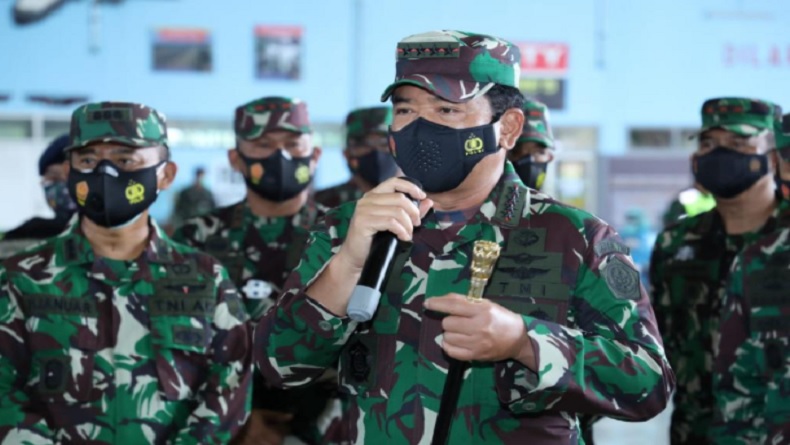 Panglima TNI dan KSAL Pantau Pencarian KRI Nanggala-402 yang Hilang Kontak di Bali