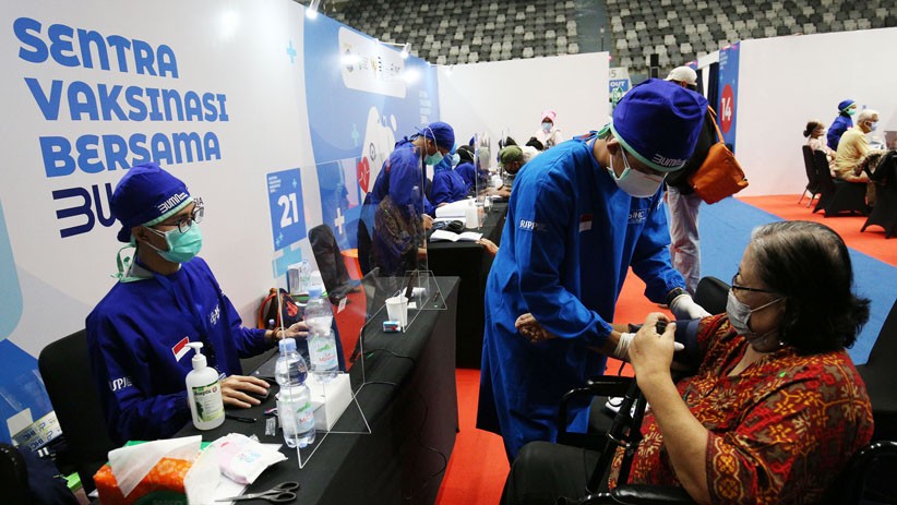 Lansia KTP NonDKI Diizinkan untuk Vaksinasi Covid-19 di Istora Senayan