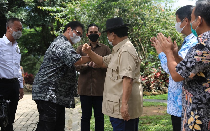 Selain Olimpiade 2032, Ini Bocoran Pembicaraan Airlangga dan Prabowo di Hambalang