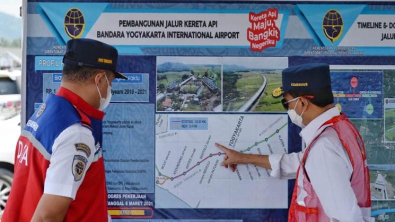Kereta Bandara Internasional Yogyakarta Beroperasi Penuh Agustus 2021
