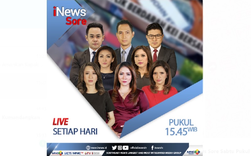 Saling Lapor Demi Pamor, Selengkapnya di iNews Sore Sabtu Pukul 16.00 WIB 