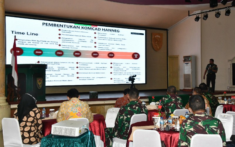 Kemhan Sosialisasi Komponen Cadangan di Kodam II Sriwijaya