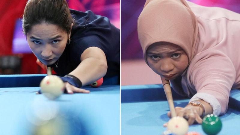 Angeline Ticoalu Kalahkan Dini Handayani 3-2 di  Perempat Final Hot Nine