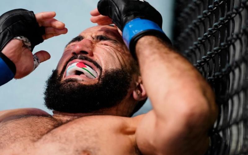 Belal Muhammad 'Nangis Darah' usai Tercolok Lawan, Ini Kabar Terbaru sang Petarung Palestina 