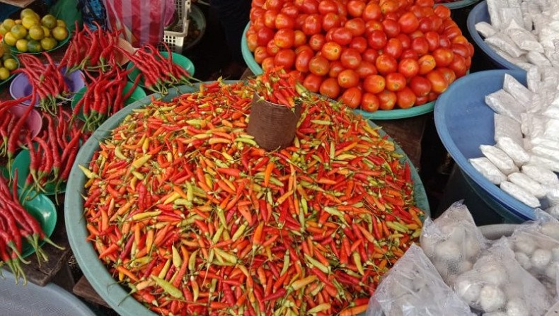 Harga Bahan Pokok Meningkat, Cabai Rawit Merah Tembus Rp47.280 per Kg