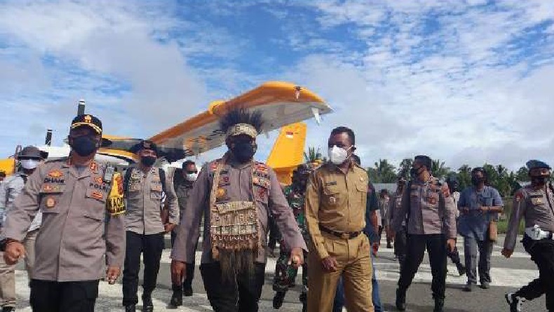 Kunjungi Asmat, Kapolda Papua Minta Warga di Agats Kembali Berdamai