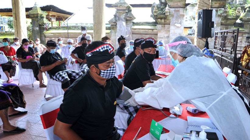 Capaian Vaksinasi Covid-19 di Bali 100,64 Persen, Tertinggi di Denpasar