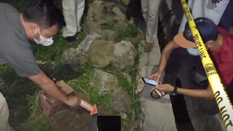 Terekam CCTV, Sejoli Kubur Janin Bayi di Lahan Permukiman Warga di Bandarlampung
