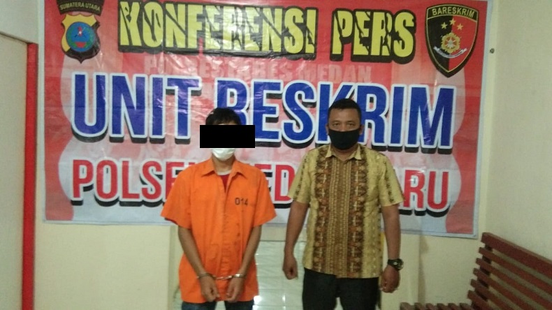 Baru Beli Sabu, Tukang Bangunan Ditangkap di Medan Tuntungan