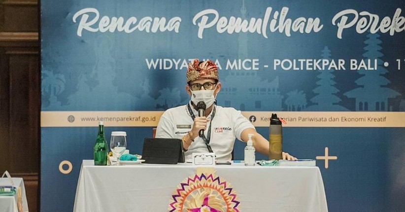 Realisasi Harapan Jokowi Bangkitkan Pariwisata Bali, Sandiaga Uno Finalisasi Kebijakan Travel Corridors