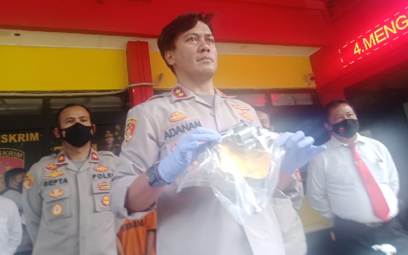 Sok Jagoan dan Todongkan Senpi Rakitan, Pemuda asal Lampung Ditangkap di Bandung